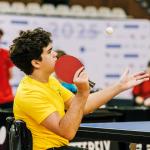 Influențat de Simona Halep, a ajuns campion în para tenis de masă