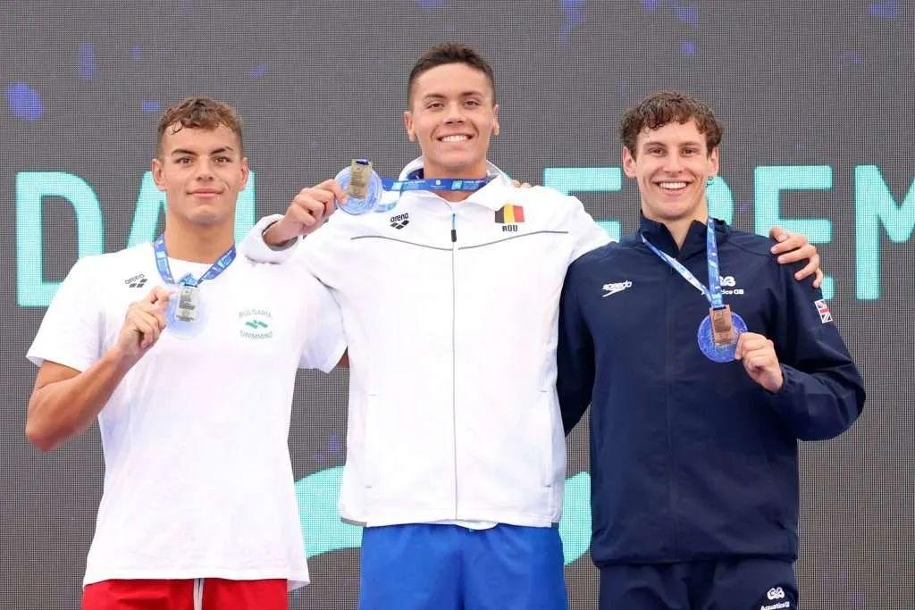 David Popovici campion european U23 - FOTO Simone Castrovillari - European Aquatics