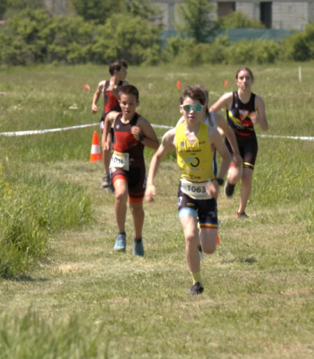 Andrei în proba de alergare