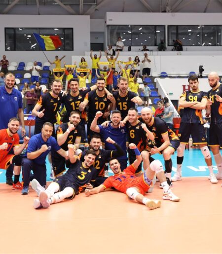 Bucuria naționalei României - FOTO CEV