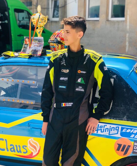 Claudiu Adam a intrat devreme în lumea motorsportului