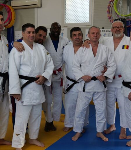 Darcel Yandzi, Florin Bercean si antrenorii prezenti la stagiul din Bucuresti