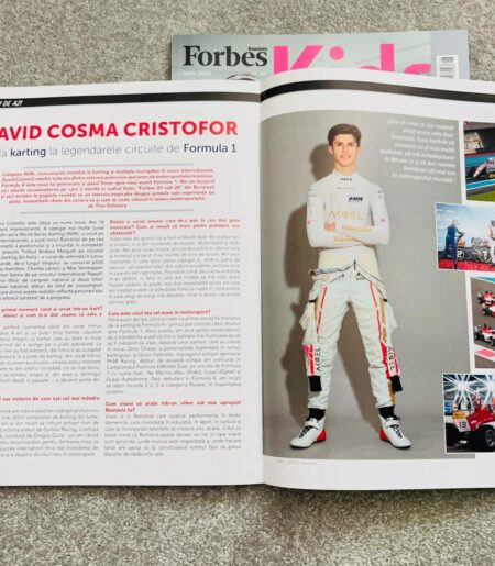 Luna aceasta David Cosma Cristofor a apărut în Forbes Kids