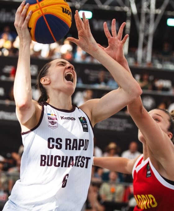 Martyna in actiune - FOTO Facebook Rapid Baschet