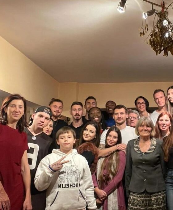 Daniel Chitigoi si Radu Dragusin la un Crăciun alaturi de familii - FOTO Facebook