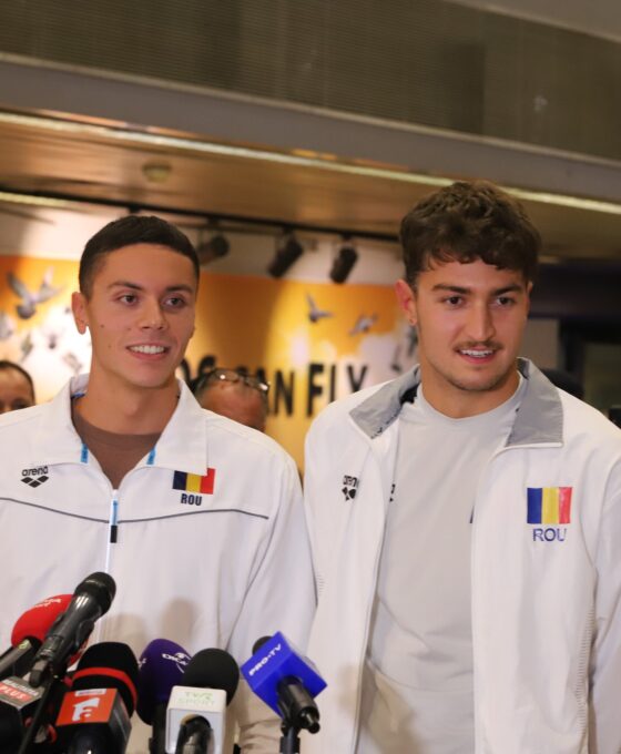 David Popovici si Denis Popescu revenire - FOTO FACEBOOK FRNPM