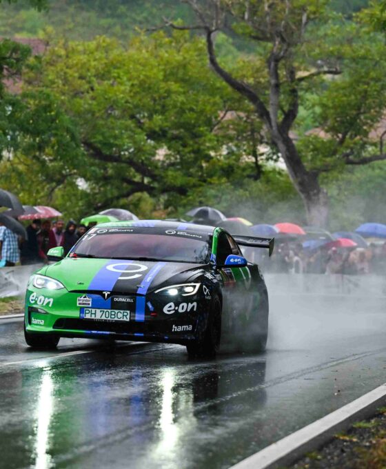 La Mediaș, ploaia l-a ajutat mult pe Dominic