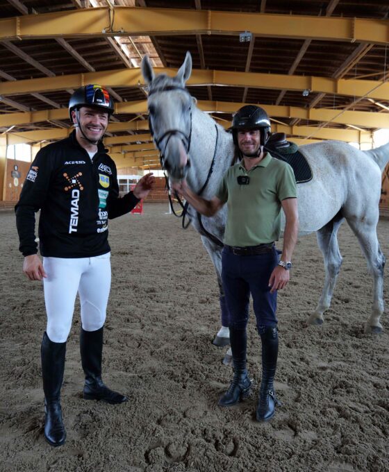 Octavian Ciovică alături de Costel Cojocariu