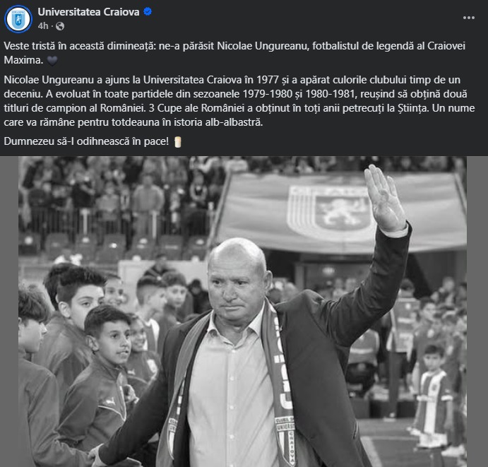 captura pagina Social Media - Universitatea Craiova